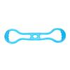 Yoga Pull Rope Silicone Resistance Band Gym Muscle Fitness Chest Expander Set (Blue)