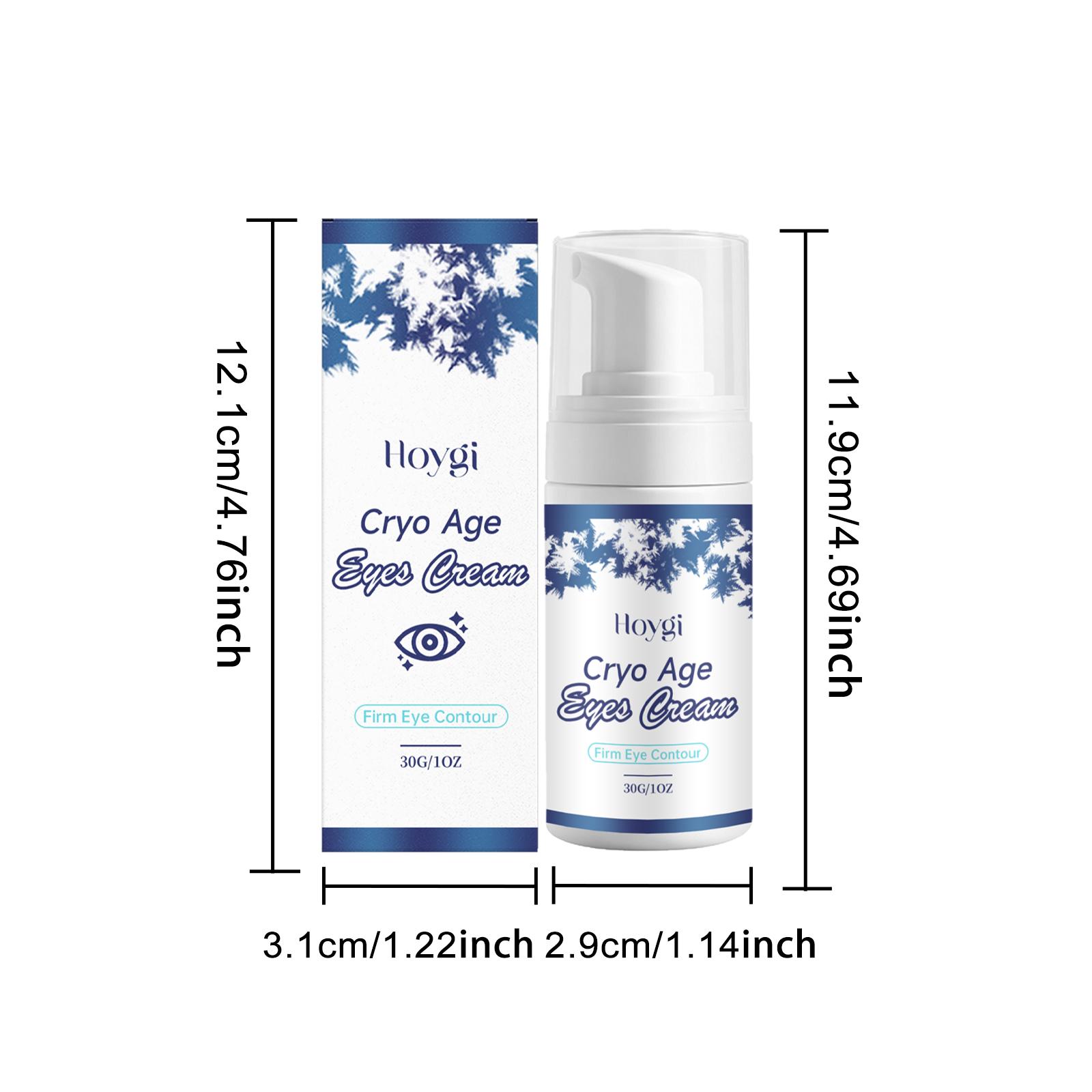 Eye Cream, Mild & Moisturizing, Refreshing & Brightening, Fast Absorbing Daily Eye Care 30g
