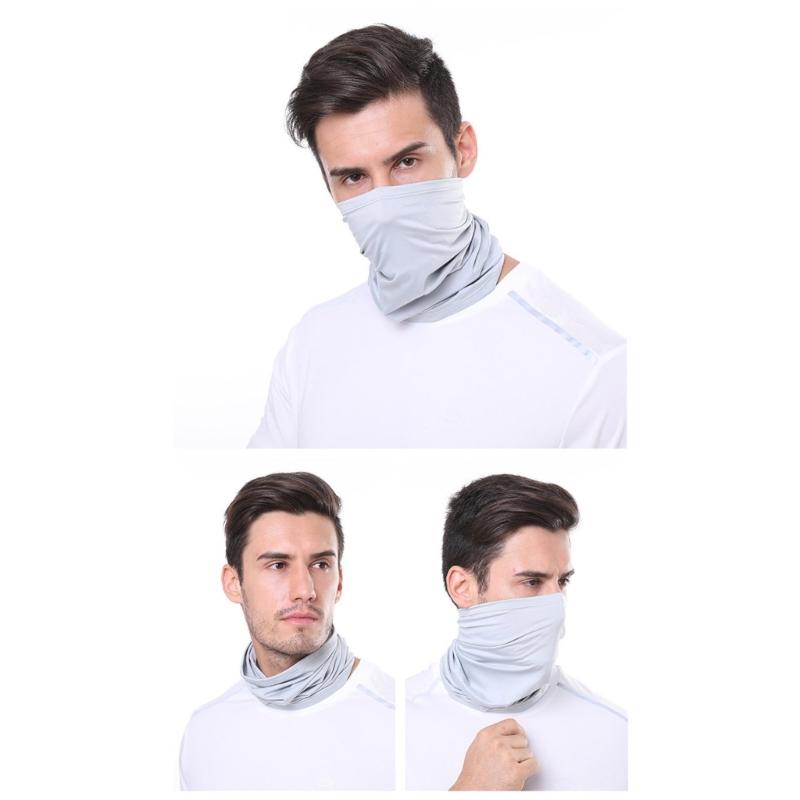 6PCS Stretchable Sun Protective Face Cover For Cycling Hiking Skiing Breathable Sunshade Mask for Outdoor Activity