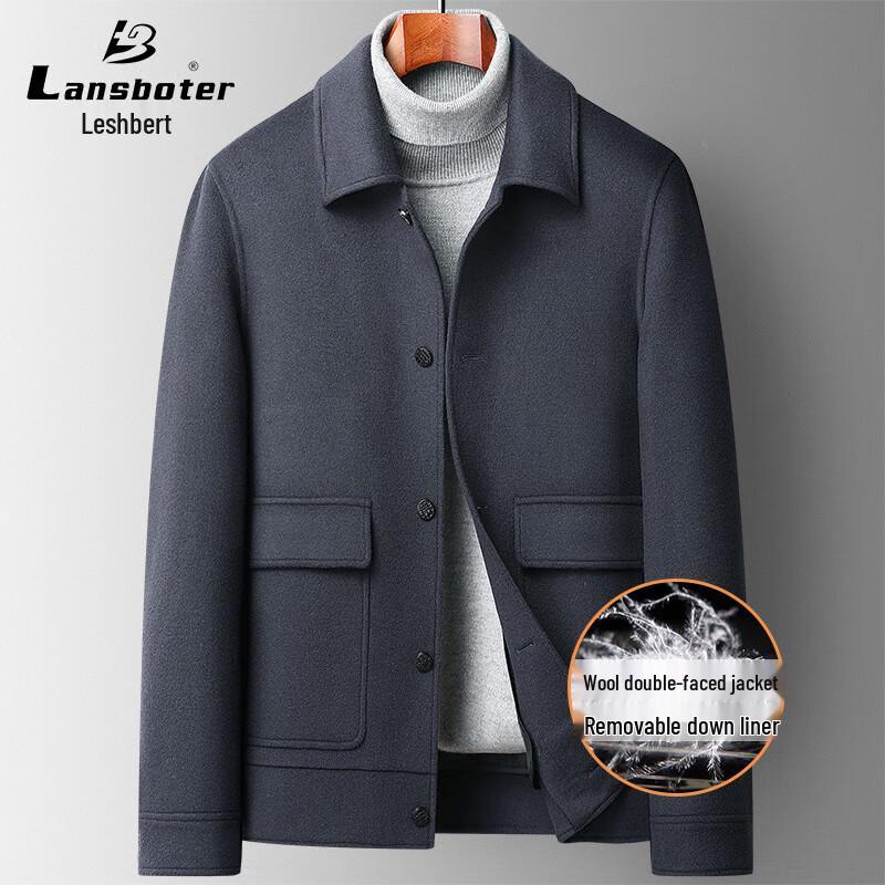 

Мужская двусторонняя шерстяная куртка 175/L