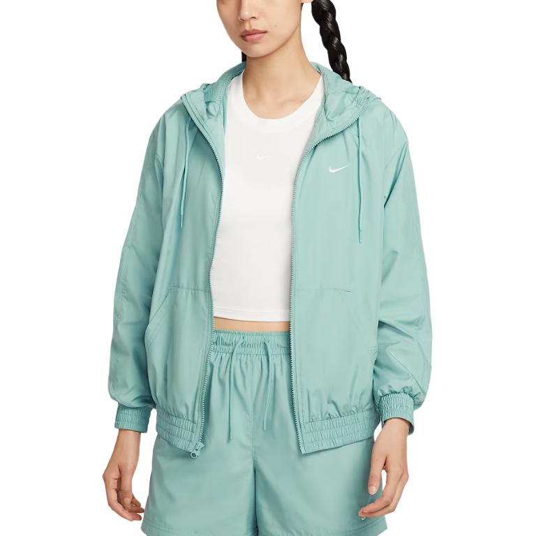 Nike Sportswear Classic Woven Fashion Versatile Skin-Friendly Loose Hooded Jacket Women Jackets FV6299-017