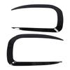 Front Bumper Fog Light Spoiler Gloss Black Sporty Style Car Front Bumper Splitter Air Vent Trim for 1 Series F20 F21 M
