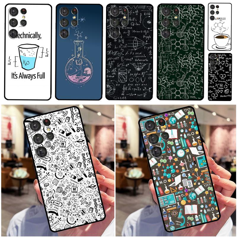 Science Chemistry Caffeine Phone Case For Samsung Galaxy S25 Ultra S9 S10 S20 S22 S21 FE S23 S24 Plus Back Cover Shell