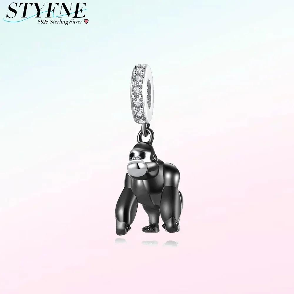 Charms Copper Original Elephant Colorful Peacock Bee Frog Beads Fit Bracelet Women Jewelry Diy Fine Gift Accessory