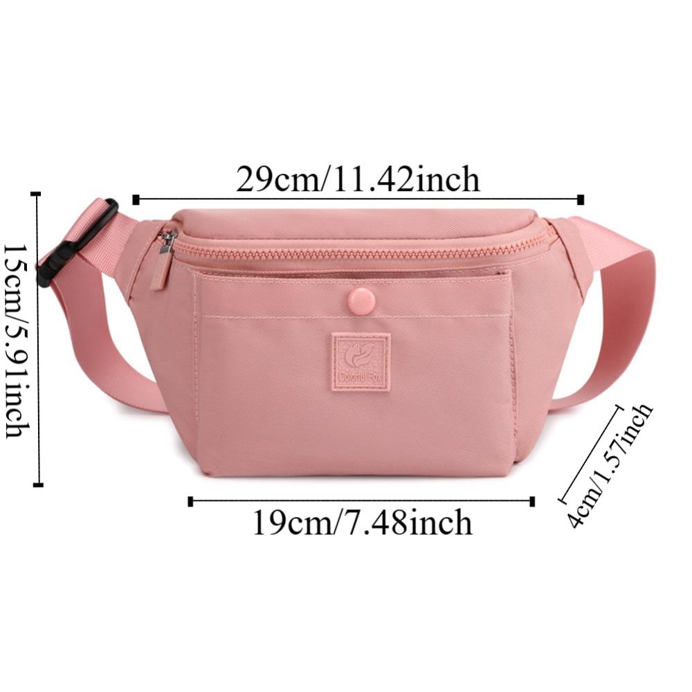 Large Capacity Multi-layer Crossbody Bag Waterproof Cash Register Bag Crossbody Chest Bag Female