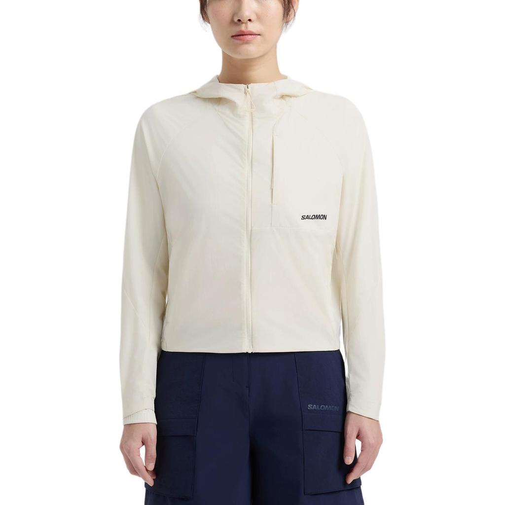 Salomon Pl Od Uv Wind Outdoor Hiking Breathable Windproof Hooded Long Sleeve Jacket Women jackets LD0002600