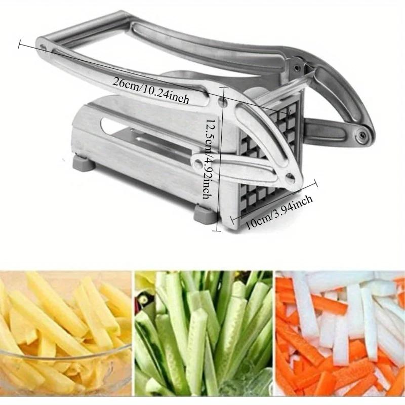 1PC stainless steel french fry cutter, suitable for carrots and cucumbers