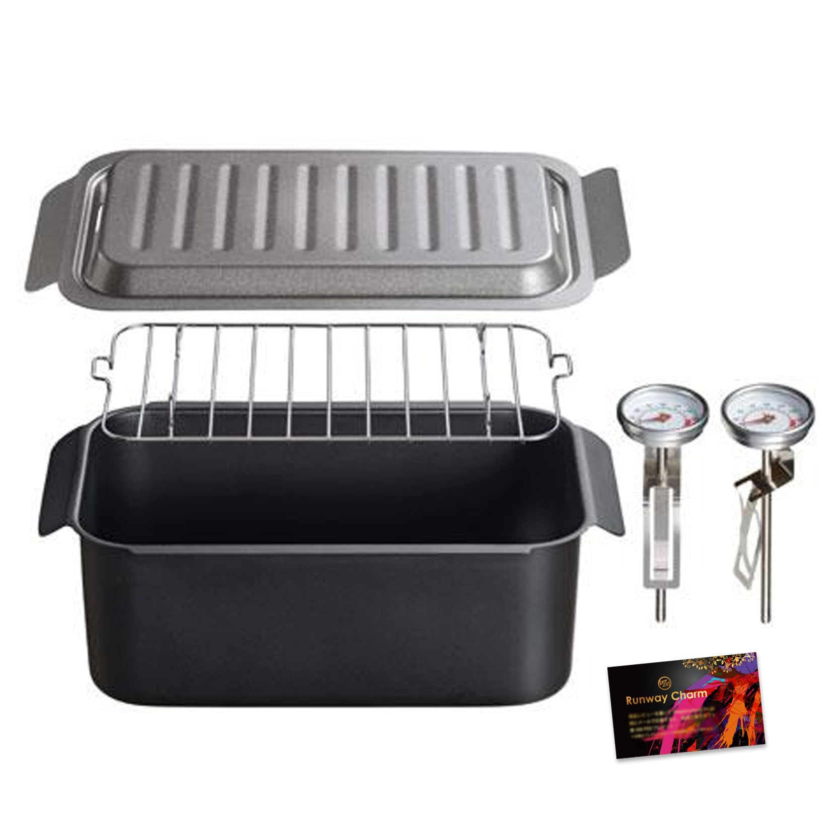 

СОСЕД КЛОУН Совместимый с индукционными плитами Глубокий IH Легкий Включает наклейку RC и Сковороду для фритюра/темпуры, Квадратный, 24,5 см, Железо, Безопасный, Совместимый, Фритюрница, Настольный, чёрный