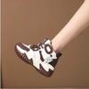 Fashion Casual Platform Sport Shoes for Women Lace Up Thick Soled Sneakers Ladies Heighten Casual Shoes Woman Chaussure Femme