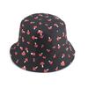 Unisex svamptryckt vikbar hinkhatt Strandhatt Gatumode Fiskarhatt Utomhus Hip Hop-keps Herr Damhatt