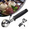 Ice Ball Maker Ice Cream Spoon 21.5*6cm Batter Black Easy To Hold Fruit Household Gadgets Long Handle Non-slip