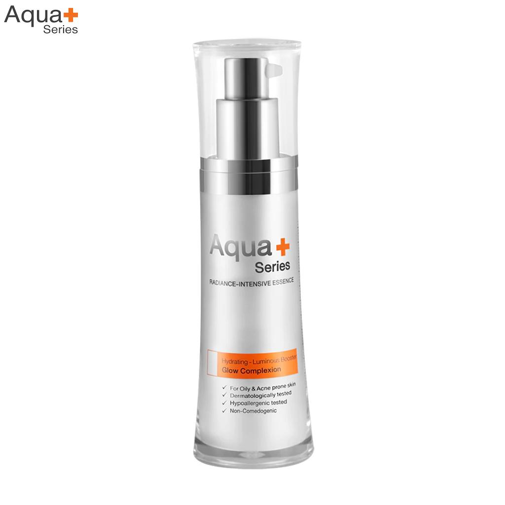 Essence Éclat Intensif Série Aqua+, Booster Hydratant-Lumineux, Teint Éclat, 30 ml.