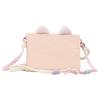 Gucci Cosmetic bag/toiletry bag [Customized bag] Canvas cute kitten, childish, soft, delicate, cute Pink canvas bag without gift box gift bag