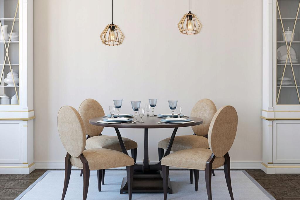 MODERN WOODEN LED CEILING HANGING LAMP