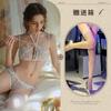 Sexy underwear Sexy lace Hollow perspective underwear Translucent chest wrapping Passion three points