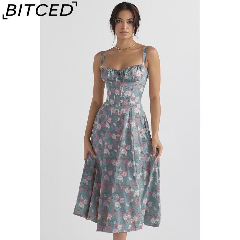 BITCED Summer-inspired Chic and Sophisticated Strapless Dress for Women
