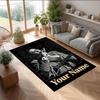 Tappeto in Velluto di Cristallo Elvis Presley, Tappetino Antiscivolo Personalizzato con Testo Nome per Arredamento Casa Regalo
