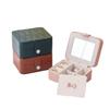 Retro Jewelry Storage Box, High-end Exquisite Necklace, Earrings, Ring, Small Travel Portable Jewelry Storage Box