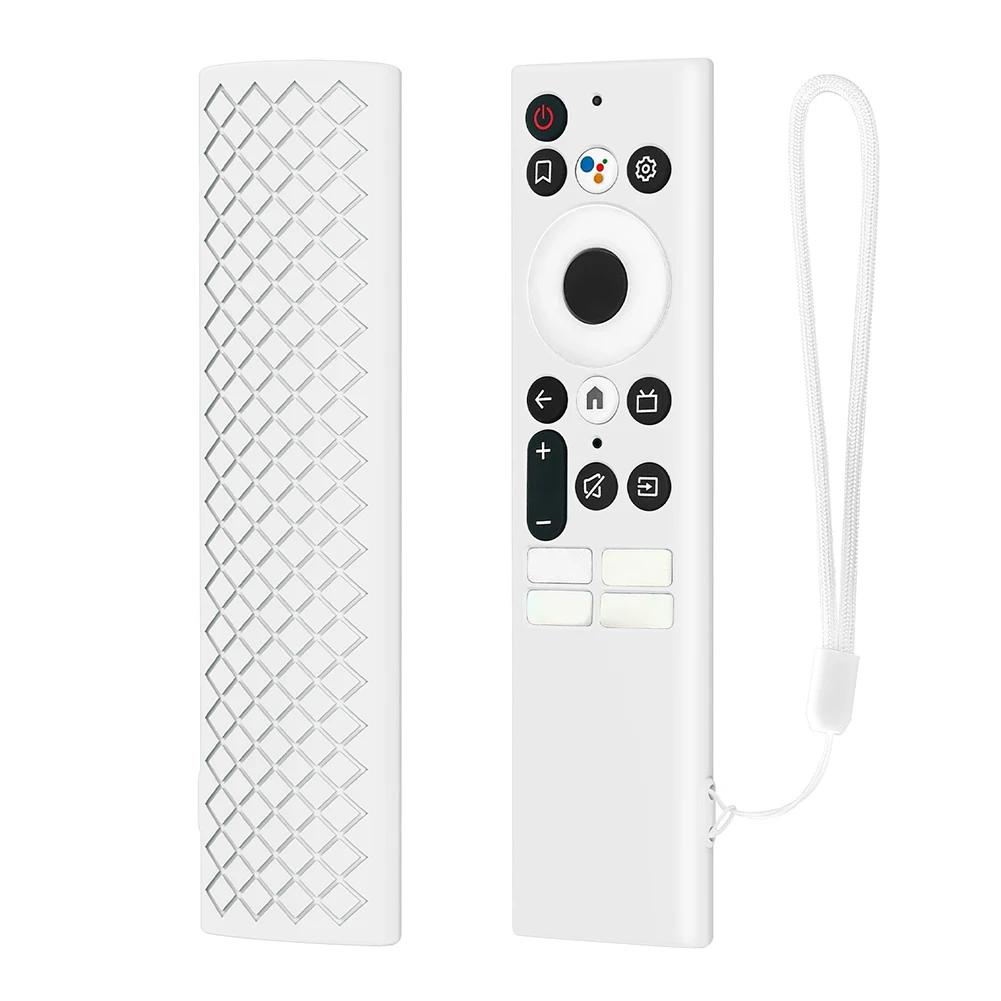 Silicone Remote Case Protective Controller Sleeve Skin with Lanyard Remote Protective Case for Skyworth TC9012 55Q20 Remote