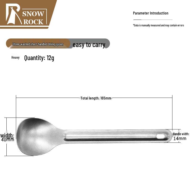 SNOW ROCK Pure Titanium Outdoor Multi-tool Cutlery