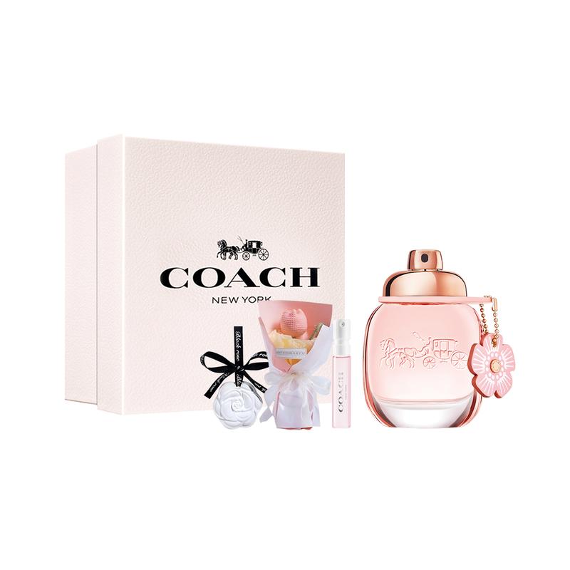 COACH Huafuruixiang Women s Perfume Gift Box Set Floral and Fruity Eau de Toilette EDT 30ml/50ml/90ml+2ml коричневый