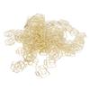 100pcs Paper Clips Prevent Slip Camera Shaped Decorative Metal Small Bookmark Paperclips for Paper Document Gold