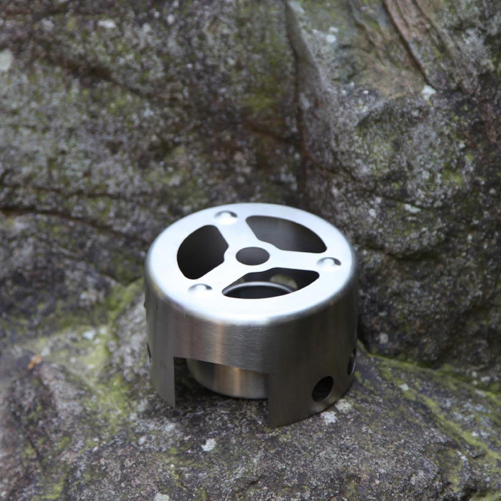 0.5L Hot Water Kettle with Coffee Pot Ti Spout with Stainless Steel Alcohol Stove for Outdoor