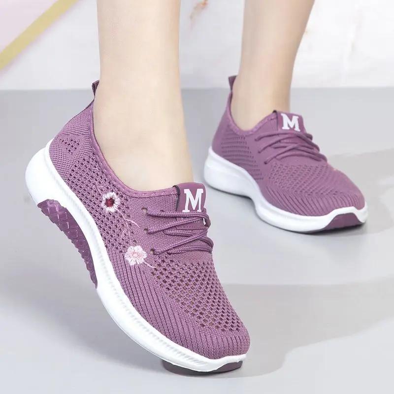 Fashion Mesh Breathable Flat Women Footwear Slip On Ladies Shoes Offer New In Y2k Fashion 2024 Offers Young On Sale Promotion 39 Shoe A