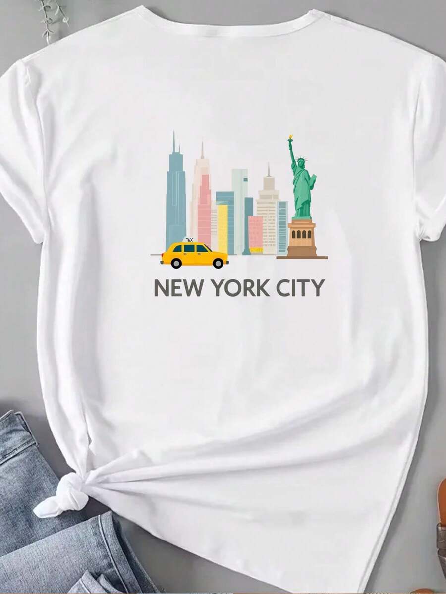 Funny Unisex T-Shirt New York City Unisex T-Shirt, New York Lovers Unisex T-Shirt S