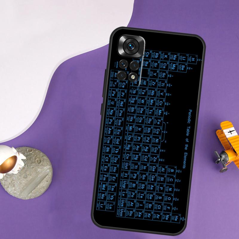 

Chemistry Periodic Table of Elements Case For Xiaomi Redmi Note 13 14 Pro 12 9 10 11 Pro 10S 11S 12S Redmi 14C 13C 10C 12C Cover Redmi 12 4G