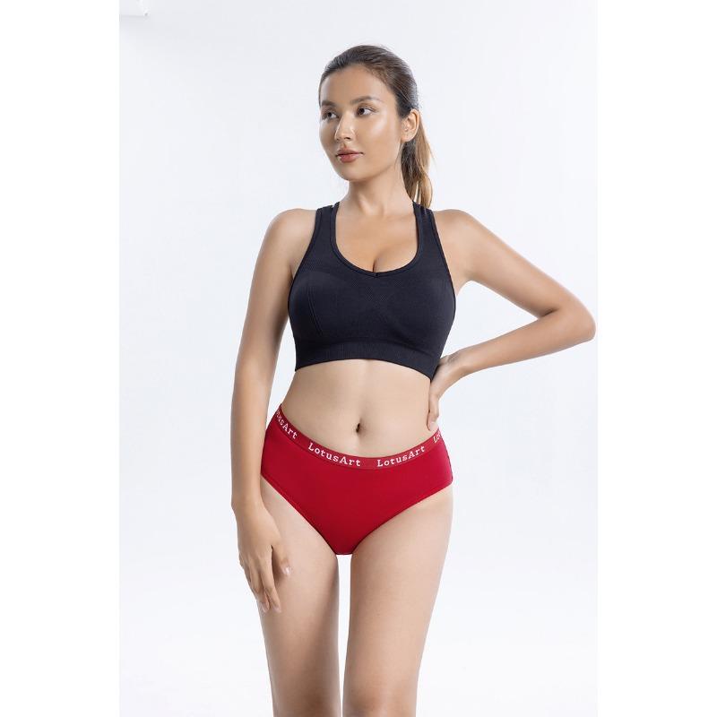 High Quality Comfort Women's Panties Big Size Cotton Mid-high Waist Ladies Panties Big Size Panties Female Summer Female Cute Solid Color Underpants