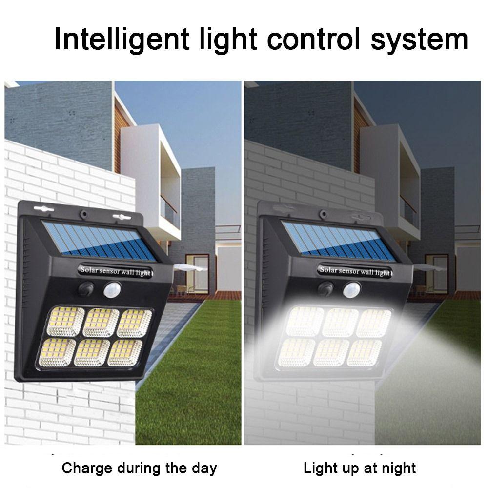 Solar Powered Outdoor Solar Lamp LED COB LED Wall Light Easy To Install Solar Garden Light  Garden