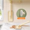 Desktop Mop with Fabric Clamp Scraper Reusable Material 180 Degree Rotating Head Mini Mop Multifunctional Cleaning Tool