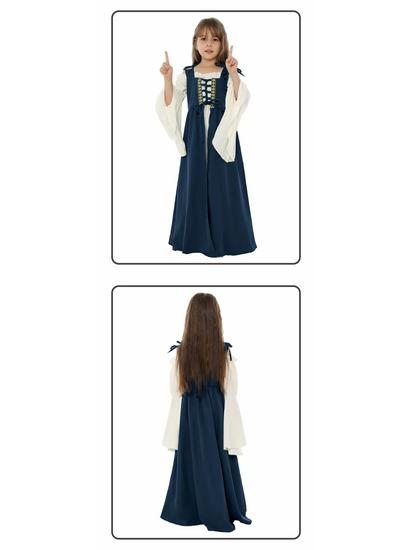 Children's Medieval Cosplay Costume for Halloween and Carnival