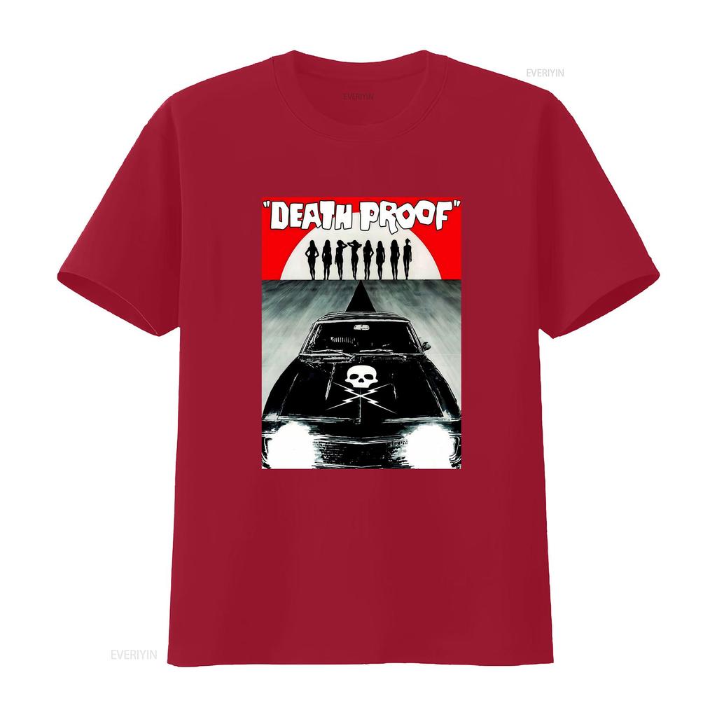 Death Proof StuntUnisex Mike Tarantino Russ Meyer Cult Movie T Shirt M Vintage Washed Top For Everyday Wear Homme Soft