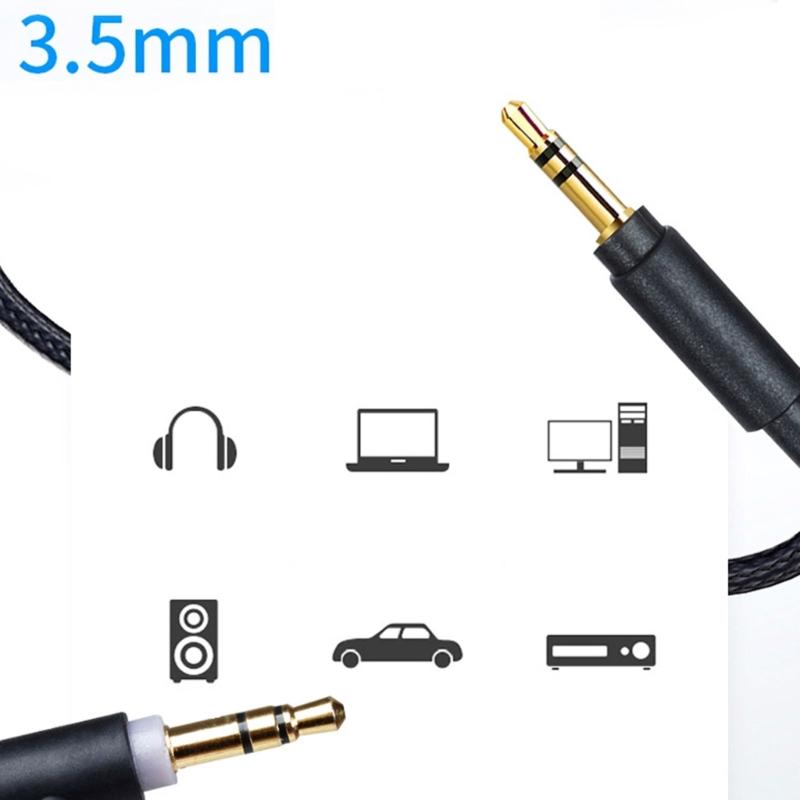 Schwarzes Headset-Verlängerungskabel für WH1000XM3 1000XM4 Kopfhörer Super Haltbarkeit Kopfhörerkabel 59,06 Zoll