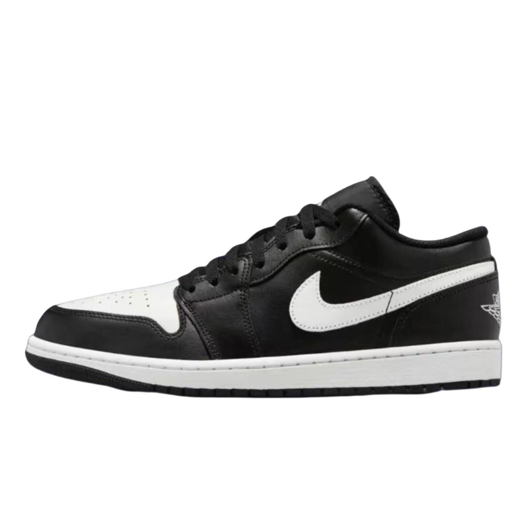 Jordan Air Jordan 1 Abrasion Resistant Height Increasing Low Top Vintage Basketball Shoes Unisex Black Purple 553558-043(Team1439-)