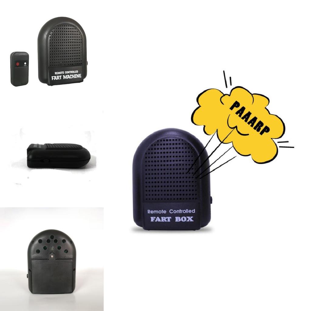 Hilarious Remote Control Fart Machine For Pranks And Gag Gifts In Black Plastic
