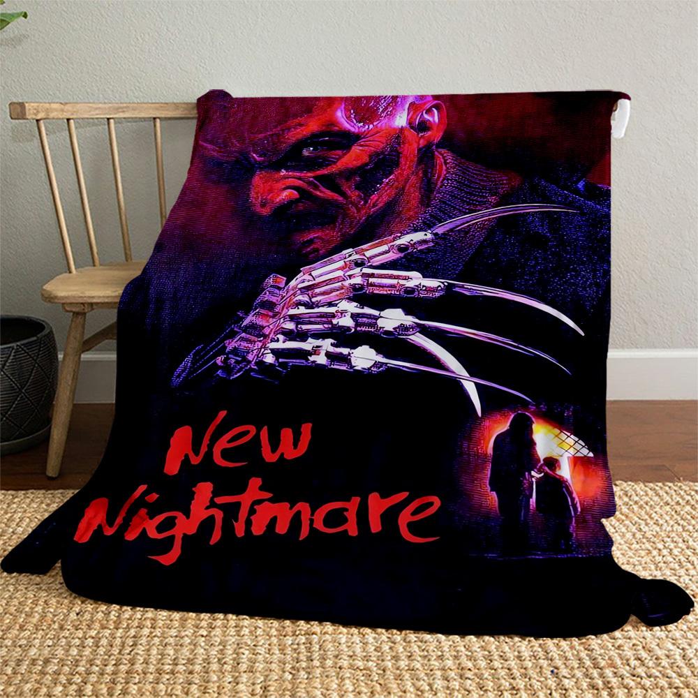 New Nightmare - Throw Blanket, Soft Bedding Cover, Flannel Blankets, Living Room, Travel, Camping,All Seasons Use96