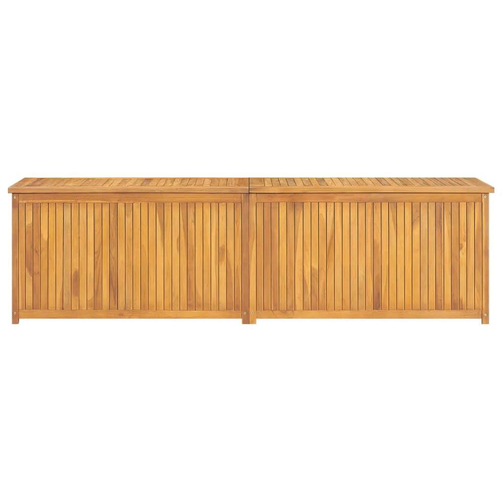 VidaXL Boîte de jardin 200x50x55 cm Bois massif de teck