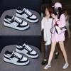Little White Shoes Women's 2025 Spring New Korean Version of Board Shoes Women Ins Tide Students Flat Bottom Running Breathable Leisure ZK05