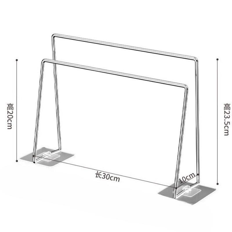 

1pc Stainless Steel Kitchen Sink Storage Rack - Heavy-Duty 304-like Freestanding Dish Drying Rack with Drainage System