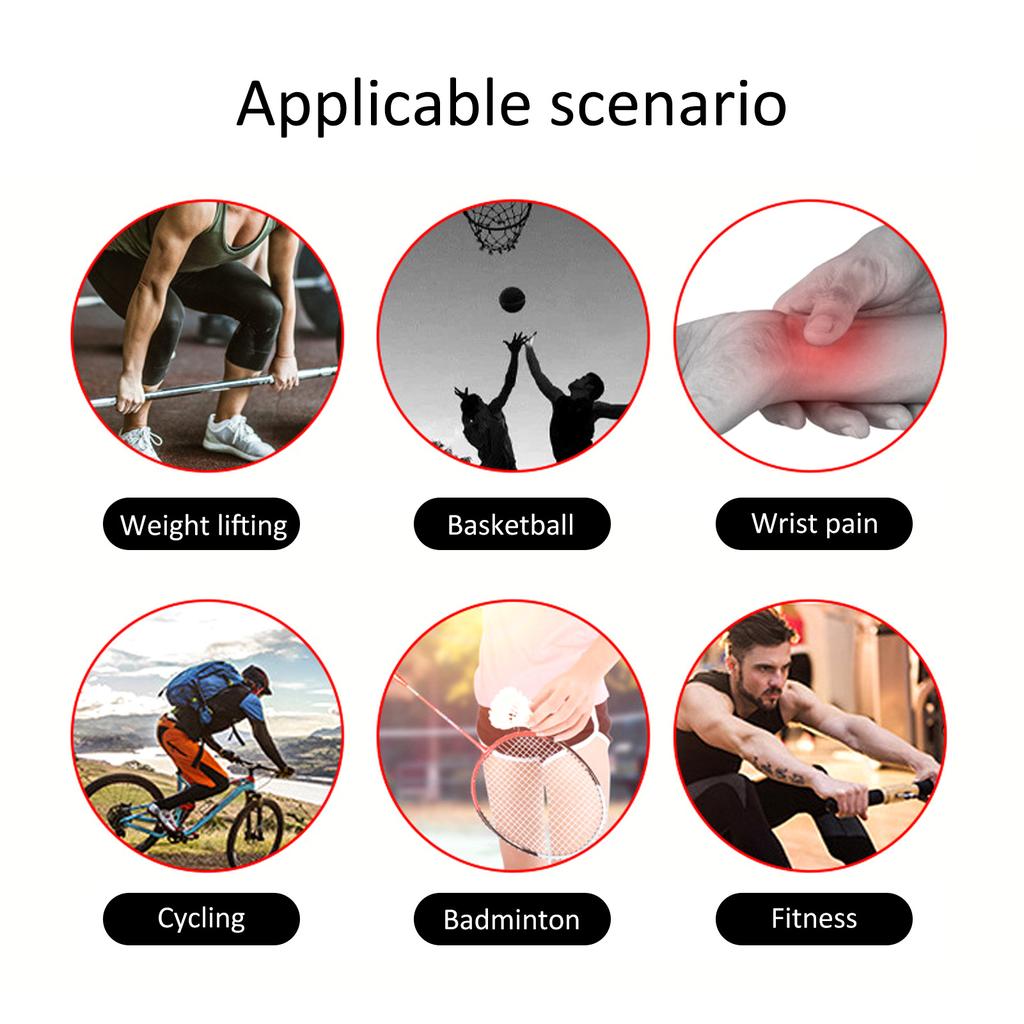 Adjustable Sports Wristbands Protective Wrist Support Compression for Fitness Basketball