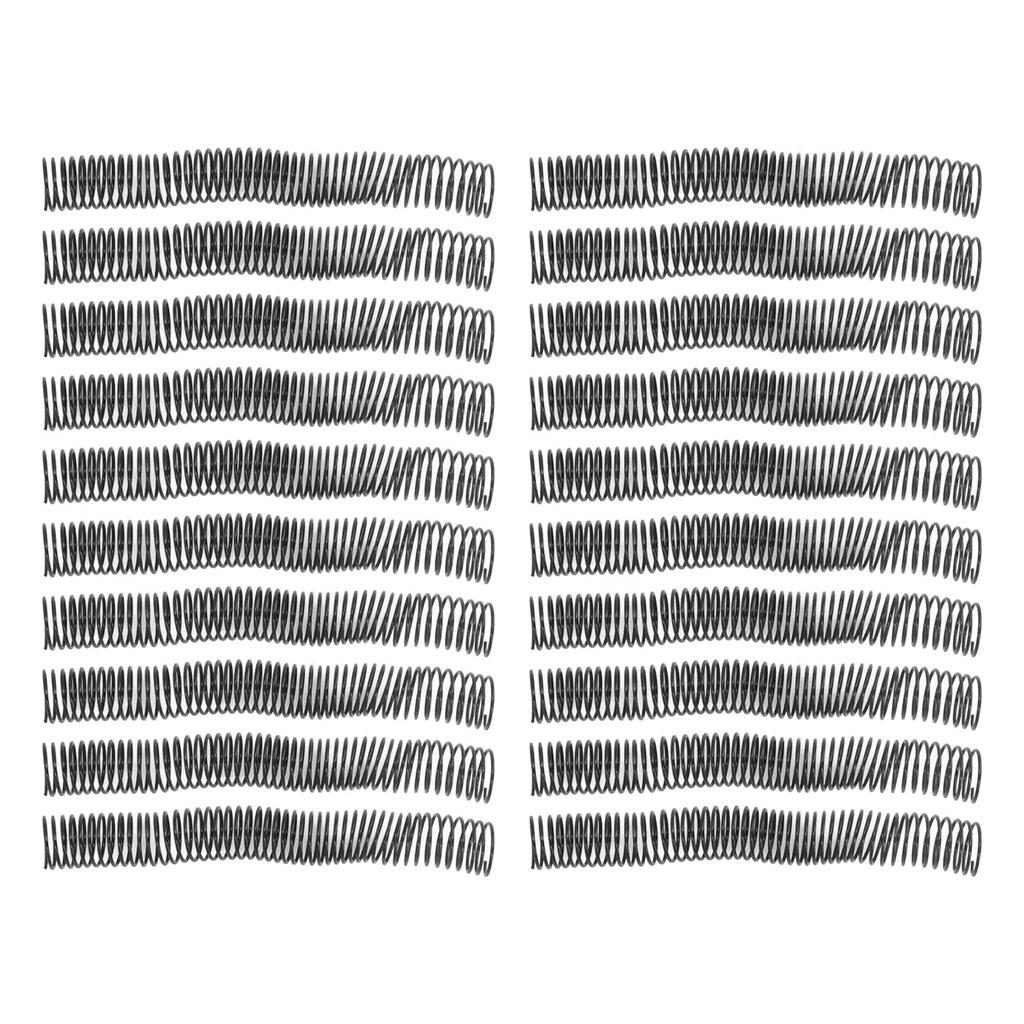 20Pcs Plastic Spiral Binding Coils 32mm Diameter 48 Teeth 4:1 Pitch 280 Sheet Capacity Binding Spirals for Document