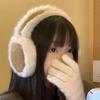 Winter Thicken Fluffy Plush Earmuffs Solid Soft Plush Ear Keep Warmer Fashion Outdoor Earflap Protection Foldable Ear Cover