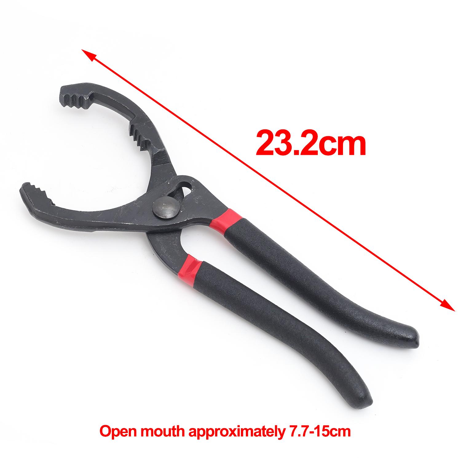 

10/12 Inch Oil Filter Wrench Clamp Type Removal Tool for Car Truck Engine Filter Automobiles Disassembly Repair Maintenance