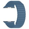 Apple Watch Bracelet - MY-MONTRE - Blue Magnetic Leather - Calfskin - 38/40/41 Mm - Unisex