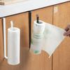 Kitchen Paper Towel Rack Holder Tissue Hanger Toilet Roll Paper Hanger Cabinet No Punching Storage Bathroom Accessories