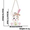 Egg Delightful Easter Chicken Wooden Door Hanger For Holiday Celebrations And Decor