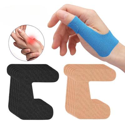 Vorgeschnittenes Elastisches Daumenpflaster Fixierte Unterstützung Anti-Reibung Sportbandage Kinesio Tape Fixierband Klebeband